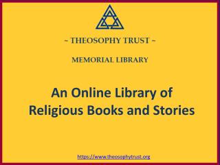 Theosophy Trust, An Online Library of Religious Books and Stories