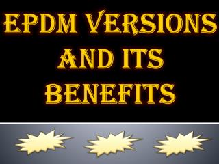 Benefits of EPDM Roofing