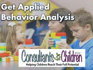 Get Applied Behavior Analysis