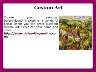 Customized Oil Painting