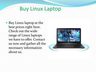 Buy Linux Laptop