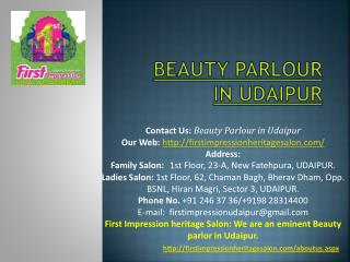 Beauty Parlour in Udaipur- Best_Parlour