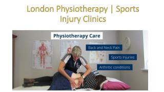 London Physiotherapy | Sports Injury Clinics