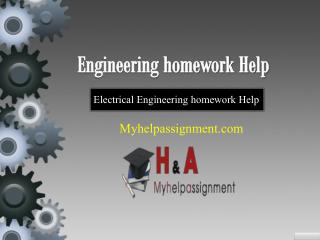 Electrical Engineering homework Help