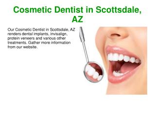 Cosmetic Dentist in Scottsdale, AZ