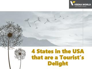 4 States in the USA that are a Tourist’s Delight