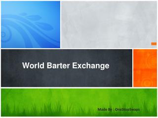 World Barter Exchange