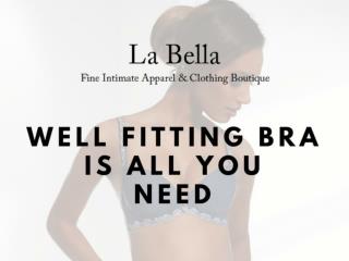 Book your Bra Fitting Appointment at LaBella Intimates