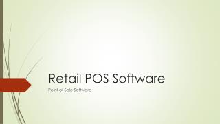 Best retail POS Software