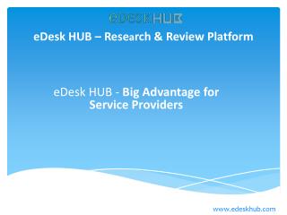 eDesk HUB - Find top companies for your next big project