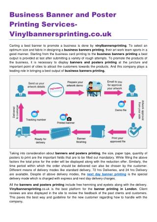 Business Banner and Poster Printing Services Vinylbannersprinting.co.uk