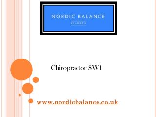 Chiropractor SW1 - www.nordicbalance.co.uk