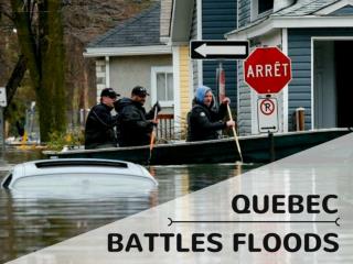 Quebec battles floods