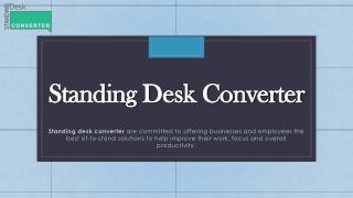 Standing Desk Converter