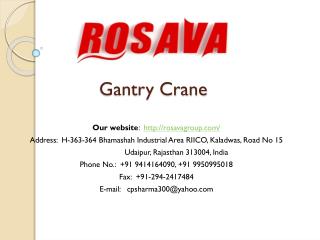 Gantry crane