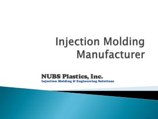 Plastic Injection Molding, Custom Injection Molding, Plastic Manufacturing Companies