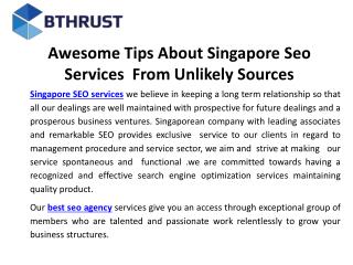 Awesome tips about singapore seo services  from unlikely sources