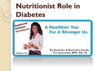 Nutritionist Role in Diabetes