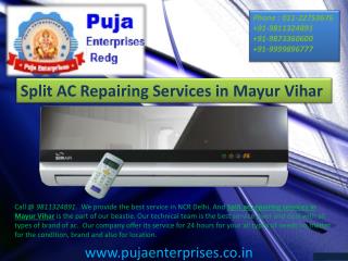 Split AC Repairing Services in Mayur Vihar