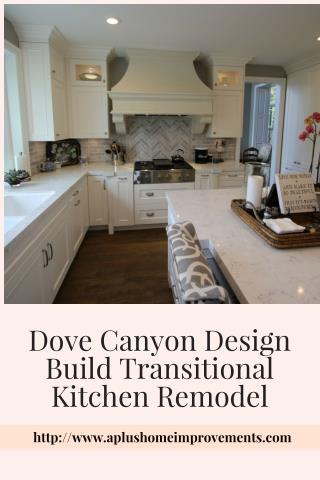 Dove Canyon Design Build Kitchen Remodel