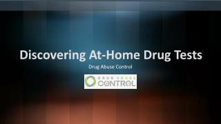 Discovering At-Home Drug Tests