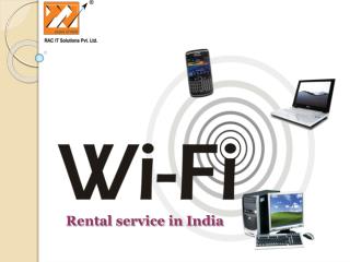 Wifi Rental services- RAC IT Solution