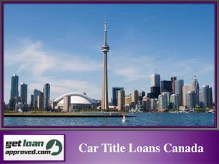 Car Title Loans Canada