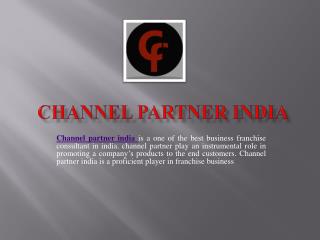 channel partner india