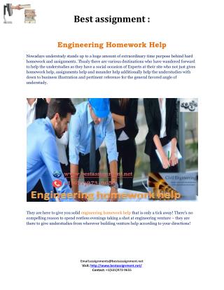 engineering homework help