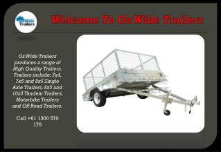 Trailers For Sale Brisbane & Gold Coast