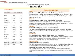 RIPPLES-COMMODITY-DAILY-REPORT-11-MAY-2017