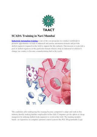 SCADA Training in Navi Mumbai