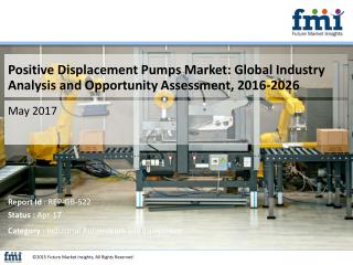 Positive Displacement Pumps Market to Expand at a CAGR of 4.2%, by 2026