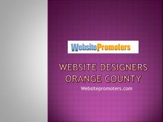 Website Designers Orange County - Websitepromoters.com