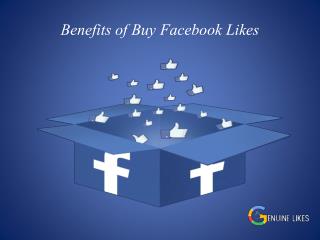 Benefits of Buy Facebook Likes