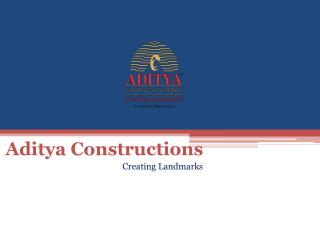 Aditya Constructions Hyderbad New Project Information