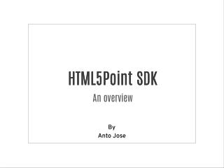 HTML5Point Presentation to html