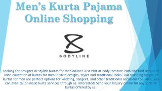 Men’s Kurta Pajama Online Shopping