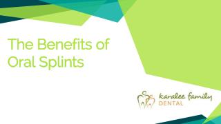 The Benefits of Oral Splints - Karalee Family Dental