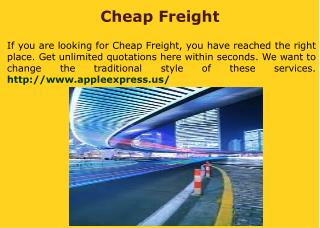 Freight Quote