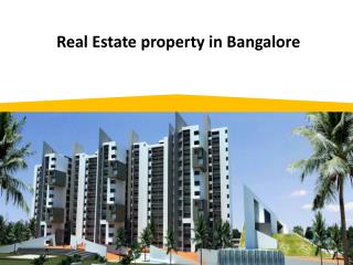 real estate property in Bengaluru