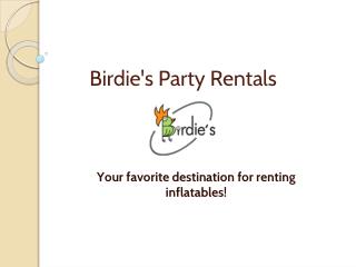 Birdie's Party Rentals