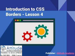 Introduction to CSS Borders - Lesson 4