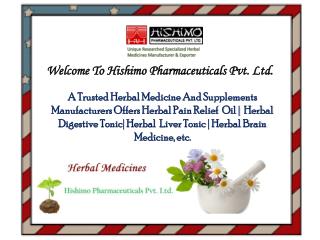 Herbal Medicines Manufacturers