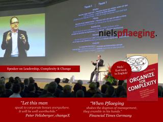 Niels Pflaeging - Speaker Profile