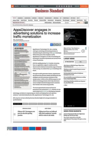 AppsDiiscover engages in Advertising Solutions to increase traffic Monetization