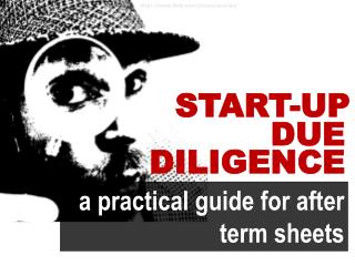 Due diligence for startups