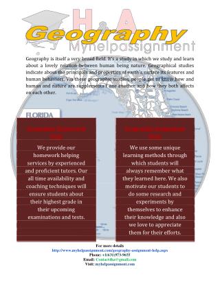 geography homework assignment help