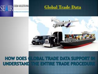 How does Global Trade Data Support in Understand the Entire Trade Procedure