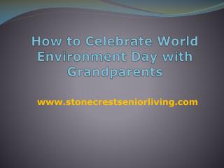 How To Celebrate World Environment Day with Grandparents